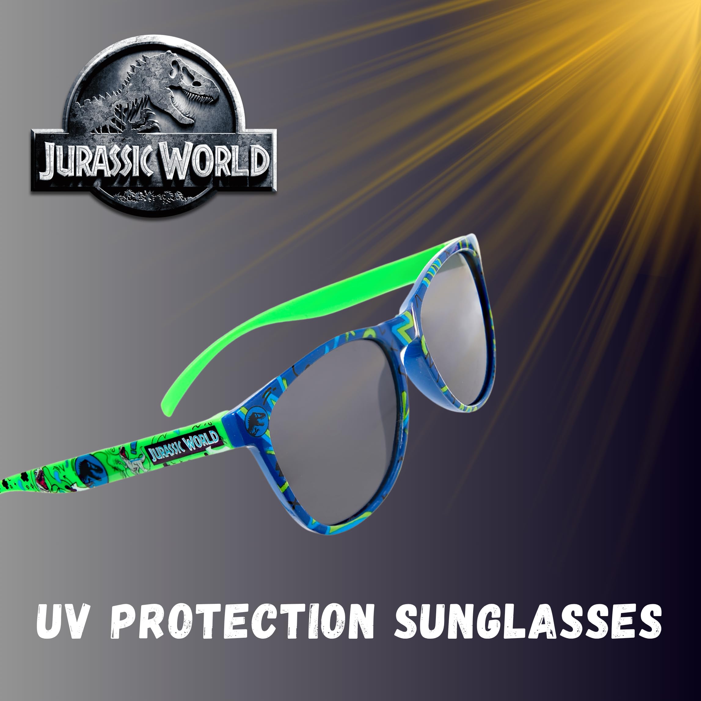 Gorra y Gafas de Sol Jurassic World para Niños Protección UV Verano