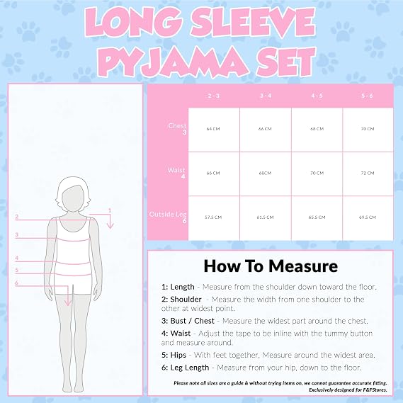 Bluey Pajama Set for Girls Toddlers Long 2 Pc PJs Comfy Lounge Set Loungewear Soft Pajamas Nightwear PJ Gifts for Girls