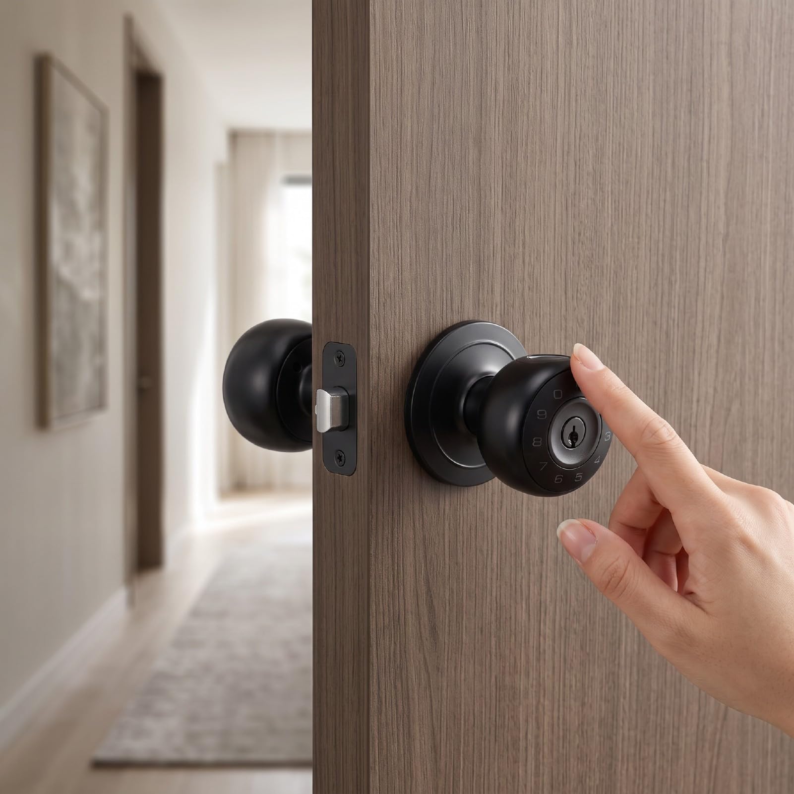 Yinhing Maniglia Intelligente per Porta con Impronta Digitale e Controllo
