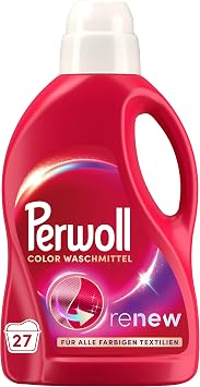 Perwoll Color Detergent 1 x 27 Wash Loads Mild Liquid Detergent | Gently Cleans and Renews Colors and Fibers | For all Colored Textiles | Color Detergent with Triple-Renew Technology
