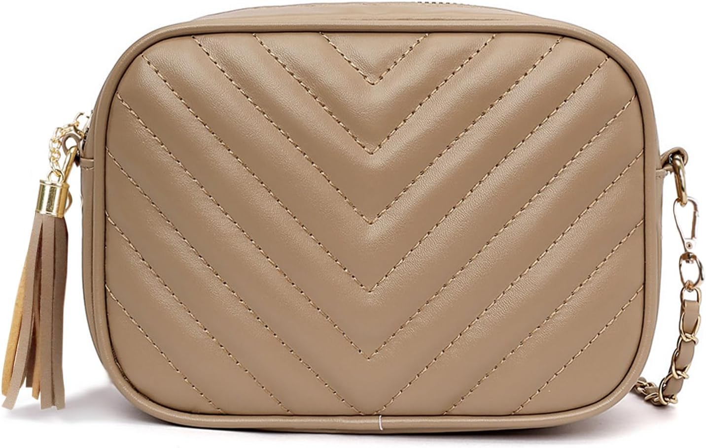 Small Crossbody Purses for Women Quilted Crossbody Shoulder Handbags Trendy Clutch Purse Camera Bag