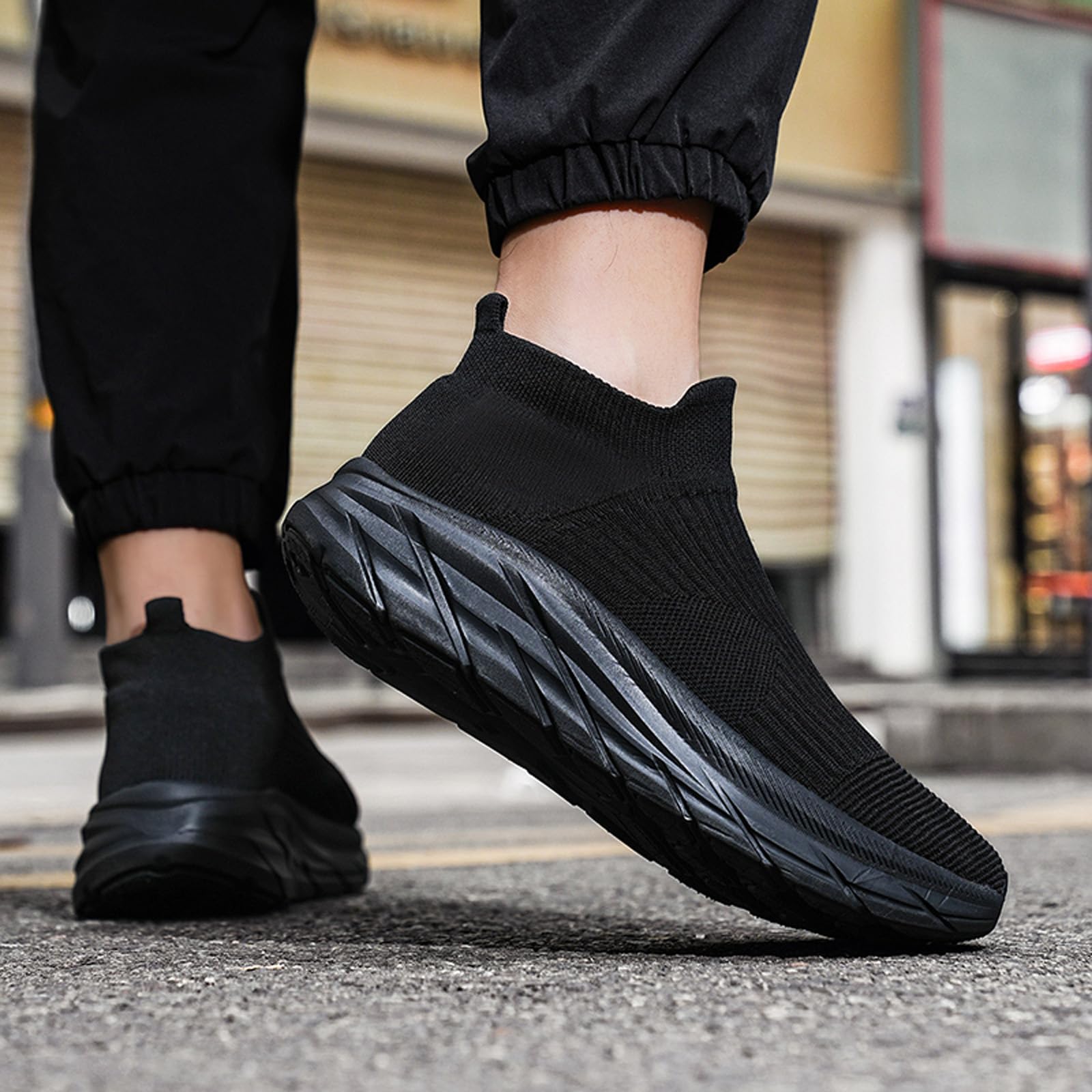 Slip On Sneakers - Zapatillas deportivas para hombre y mujer, espuma viscoelástica, para caminar, para exteriores, para gimnasio, cómodas, ligeras, transpirables, para el tiempo libre,