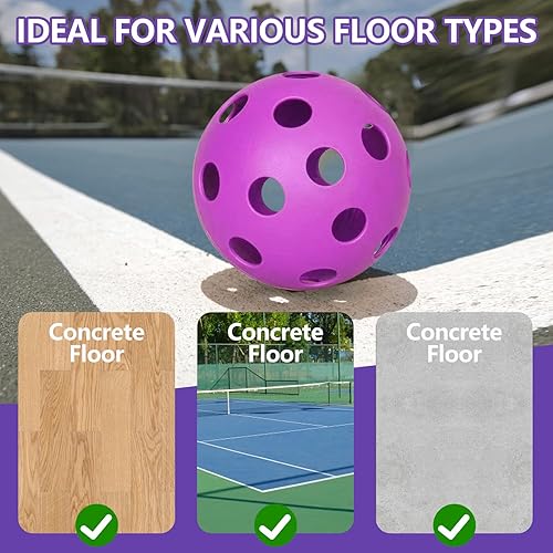 Miniatura 6 de Paquete de 6 bolas de pickleball deportivas al aire libre, 40 pelotas de pickleball - aprobadas por Estados Unidos (USAPA) - Pelota oficial del US