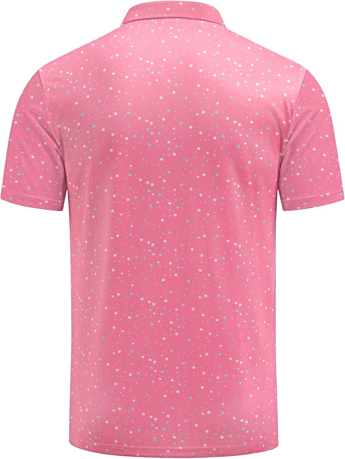 COOFANDY Men's Golf Polo Shirts Short Sleeve Quick Dry Performance Moisture Wicking Golf Shirts Casual Print Collared Shirt - Image 4