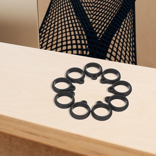 Miniatura 5 de Anillos de silicona para hombre, 50 piezas, cordón para teléfono, anillos de silicona para bolígrafo, anillo antipérdida, anillos para colgar,