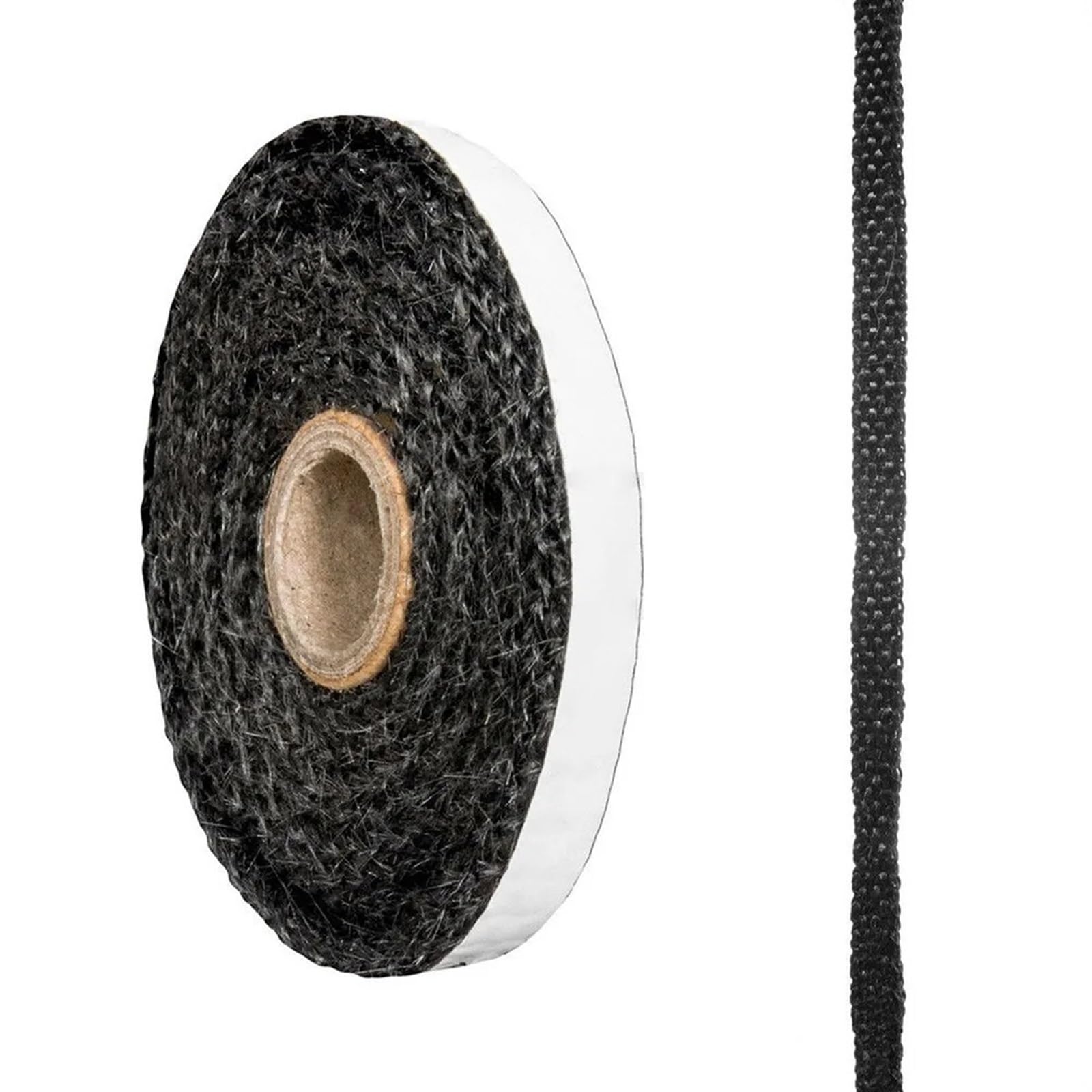Poasdjdc One Color Wood Stove Gasket Fireplace And Stove Seal Rope Self Adhesive Fiberglass Black 10/15Mm Width 2M Length(10Mm 2Mm)