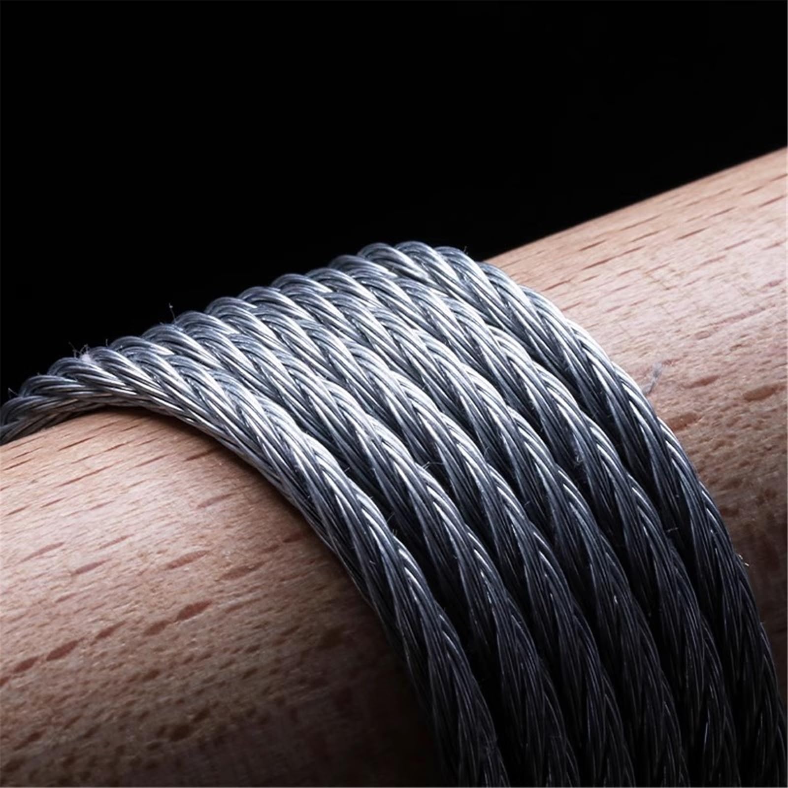 Funi metalliche Cavo metallico zincato da 3 mm for balaustra fai te for interni ed esterni con chiusura a scatto Per uso domestico(XXX-Large)