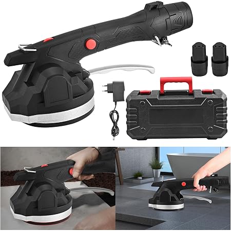 Machine à vibrations pour carrelage 3500W 200KG carreaux carrelage Machine carrelage vibrateur ventouse portable 6 vitesses réglable outil de nivellement for batterie 18V Avec une aspiration puissante