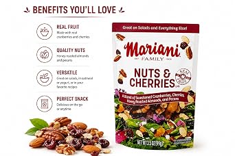 Mariani Toppers, Nuts & Cherries, 3.5 Oz (us)