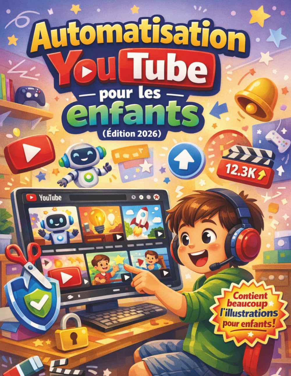 Automatisation YouTube pour les enfants (Édition 2026): Un plan simple étape par étape pour créer une chaîne YouTube anonyme, créer des vidéos avec ... gagner de l'argent en ligne en toute sécurité