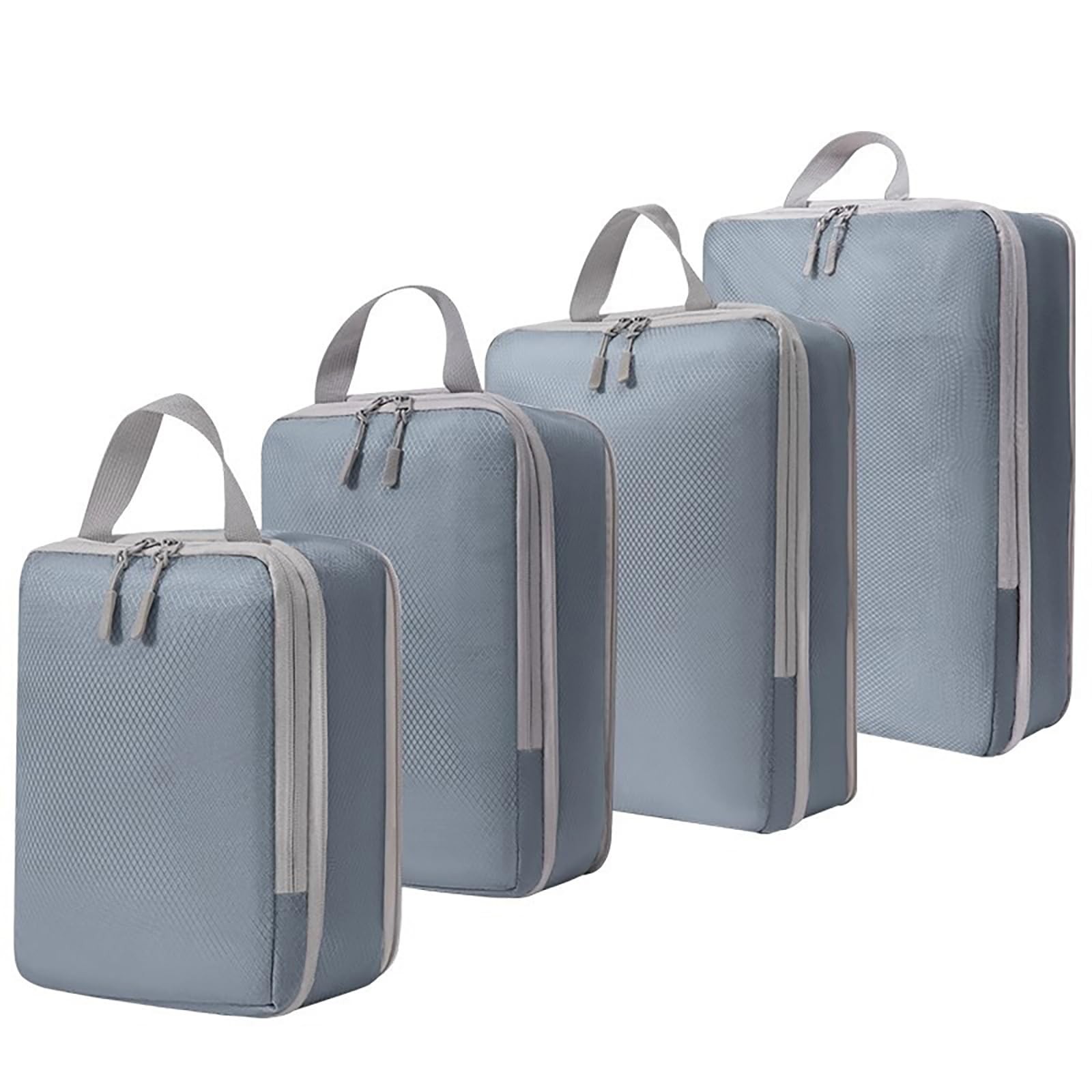 4 Pack Compression Packing Cubes Lightweight Travel Toiletry Bags for Women