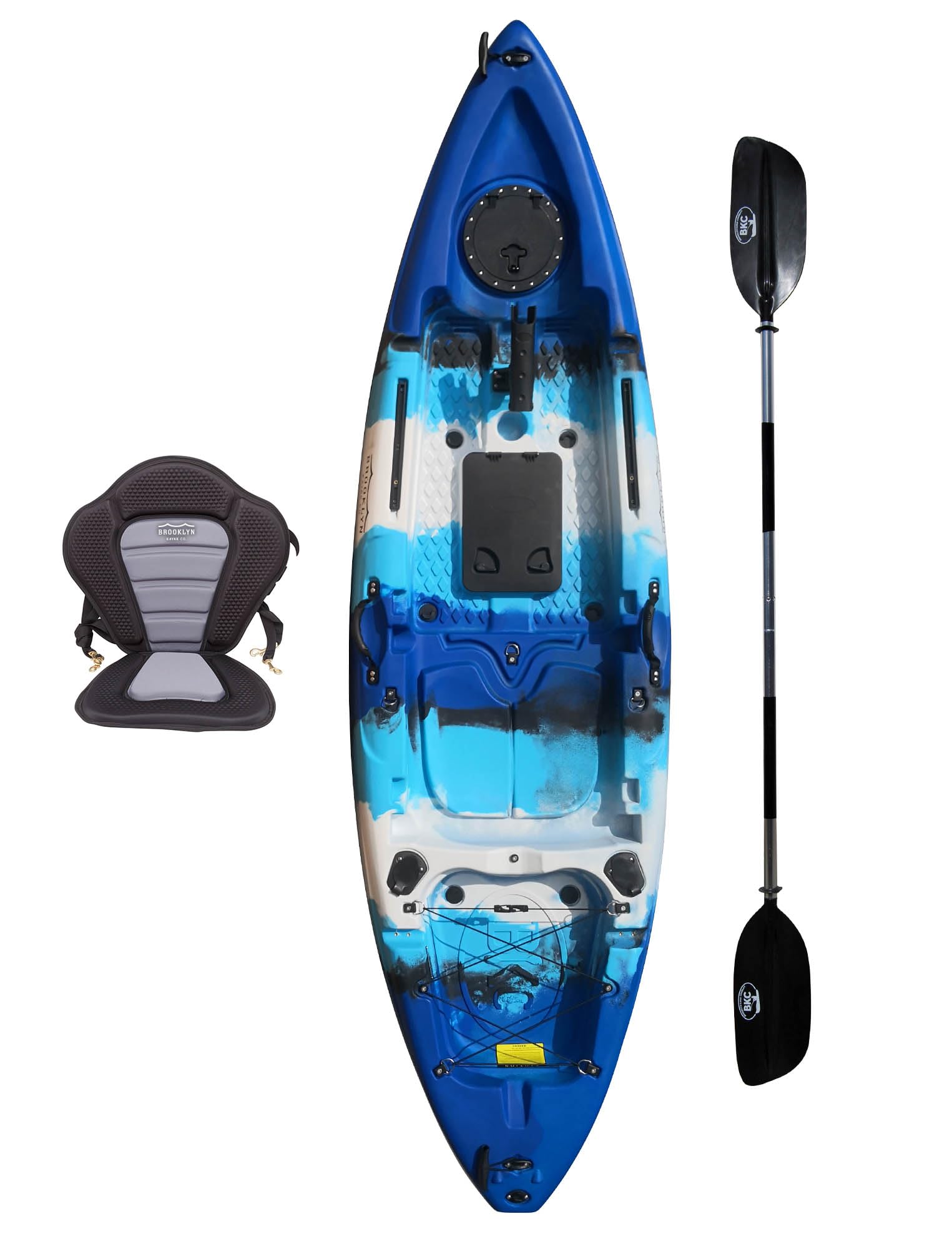 Amazon.com : Brooklyn 9.2 Sit-On-Top Single Fishing Kayak by BKC