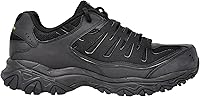Vista 14 de Skechers Zapatos de construcción Cankton con punta de acero para hombre, clasificación de peligro eléctrico, espuma viscoelástica Negro/Carbón