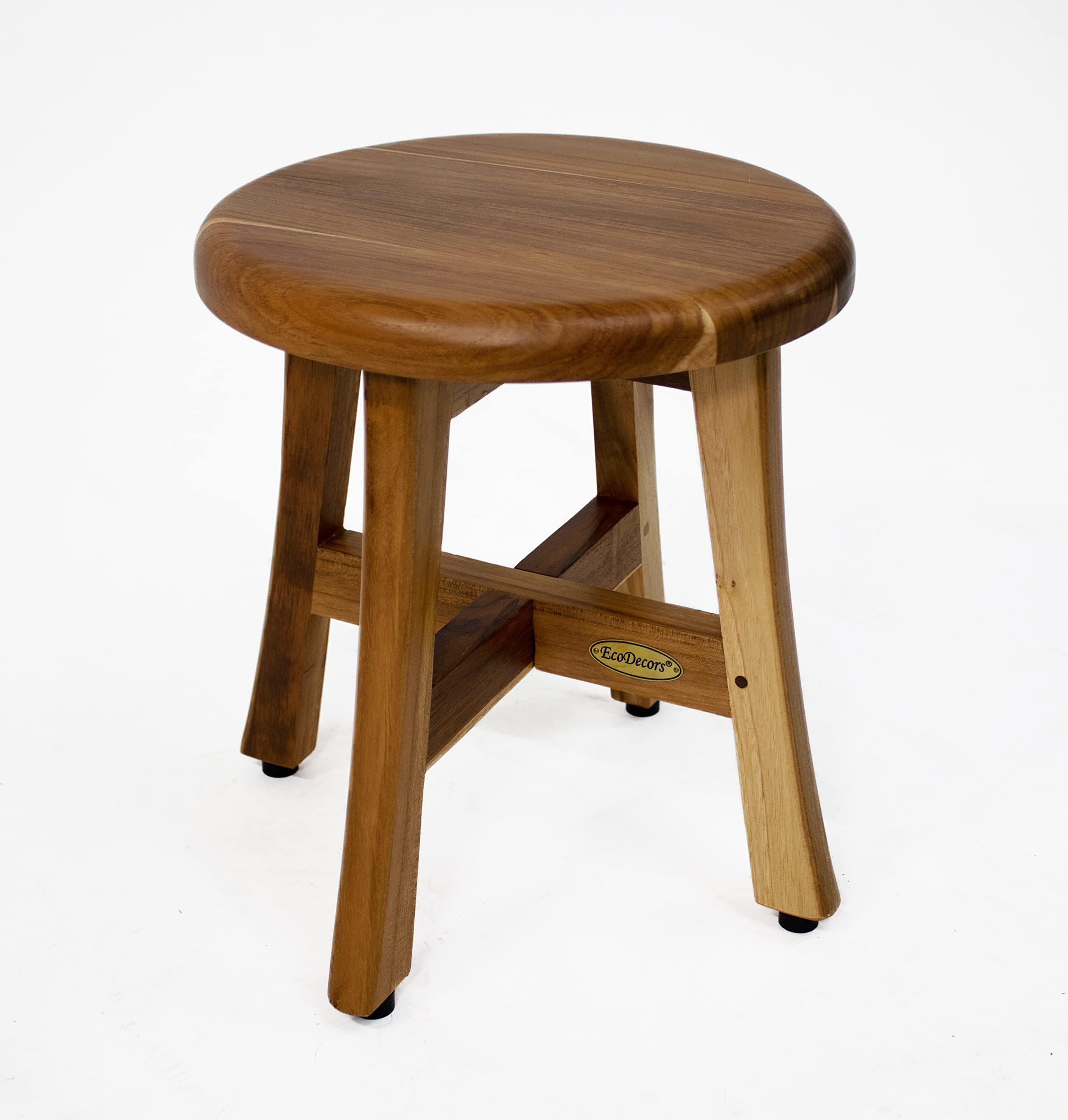 Beautiful Teak Shower Stool and Foot Rest for Shaving Legs