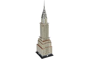 Dept 56 Christmas in the City Village The Chrysler Building Lit House