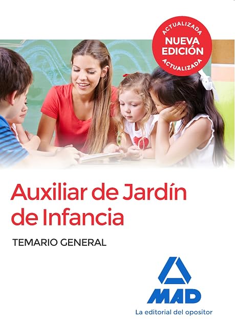Portada de Auxiliar de Jardín de Infancia. Temario general