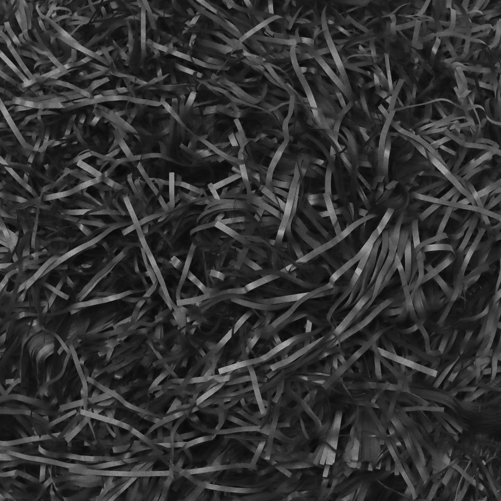 SOUJAP 2 kg Black Shredded Tissue Paper for Packaging, Hamper Stuffing Filler for Gift Boxes