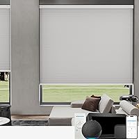 Vista 23 de MYshade Persianas celulares de tamaño personalizado, persianas opacas sin cordones para dormitorio, baño, sala de estar, control de luz, persianas