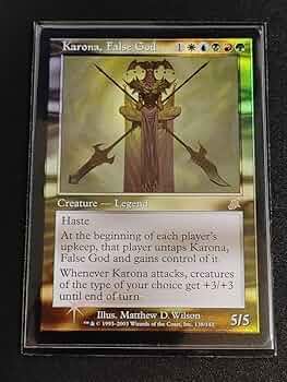 MTG　旧枠foil　日本語　邪神カローナ　スカージ　未使用 MTG 旧枠foil 日本語 邪神カローナ スカージ 未使用 - メルカリ
