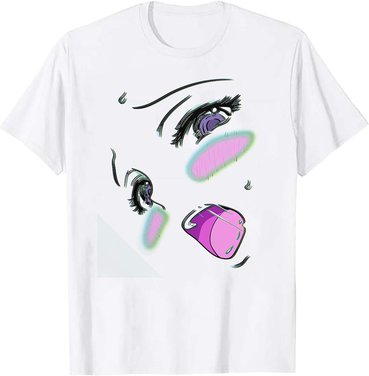 Ahegao face t shirt Clearance