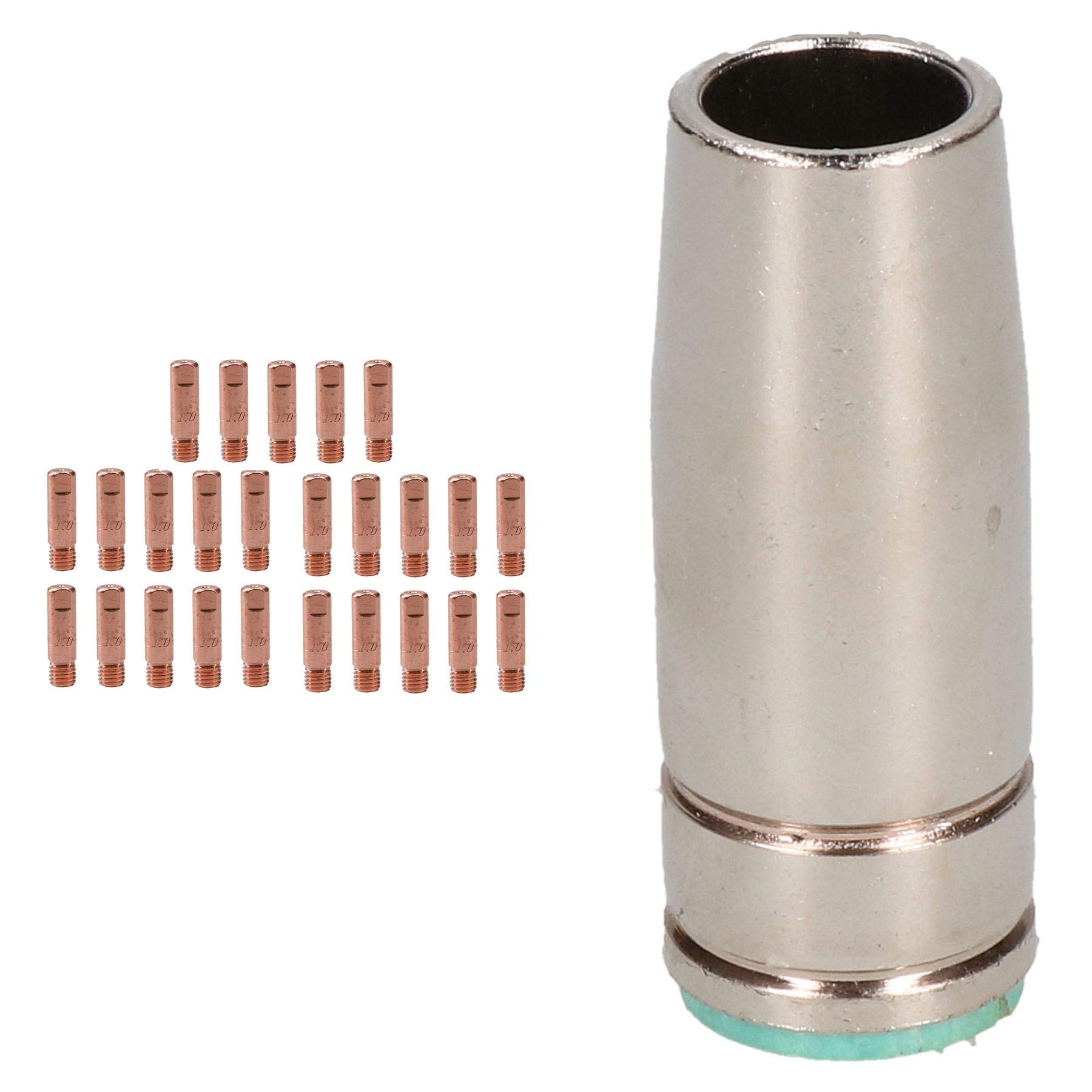Tubes de contact MIG 1.0mm et carénage de précision style Binzel