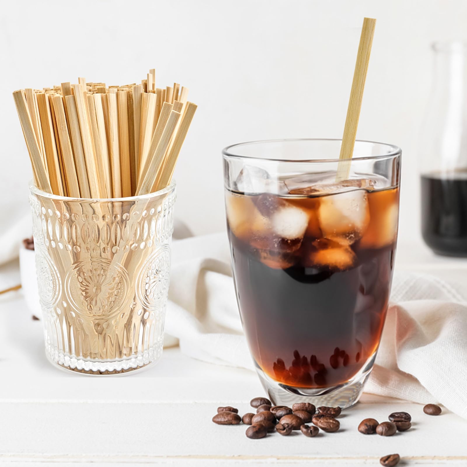 Amazon.de: Bambus-Rhrstbchen, stabile Kaffee-Rhrstbchen, 14 cm,  Einweg-Kaffee-Rhrstbchen, Holz-Getrnkemischer mit glatten Enden,  Rhrstbchen fr Kaffee, Cocktails, Tee, Getrnke, 1000 Stck