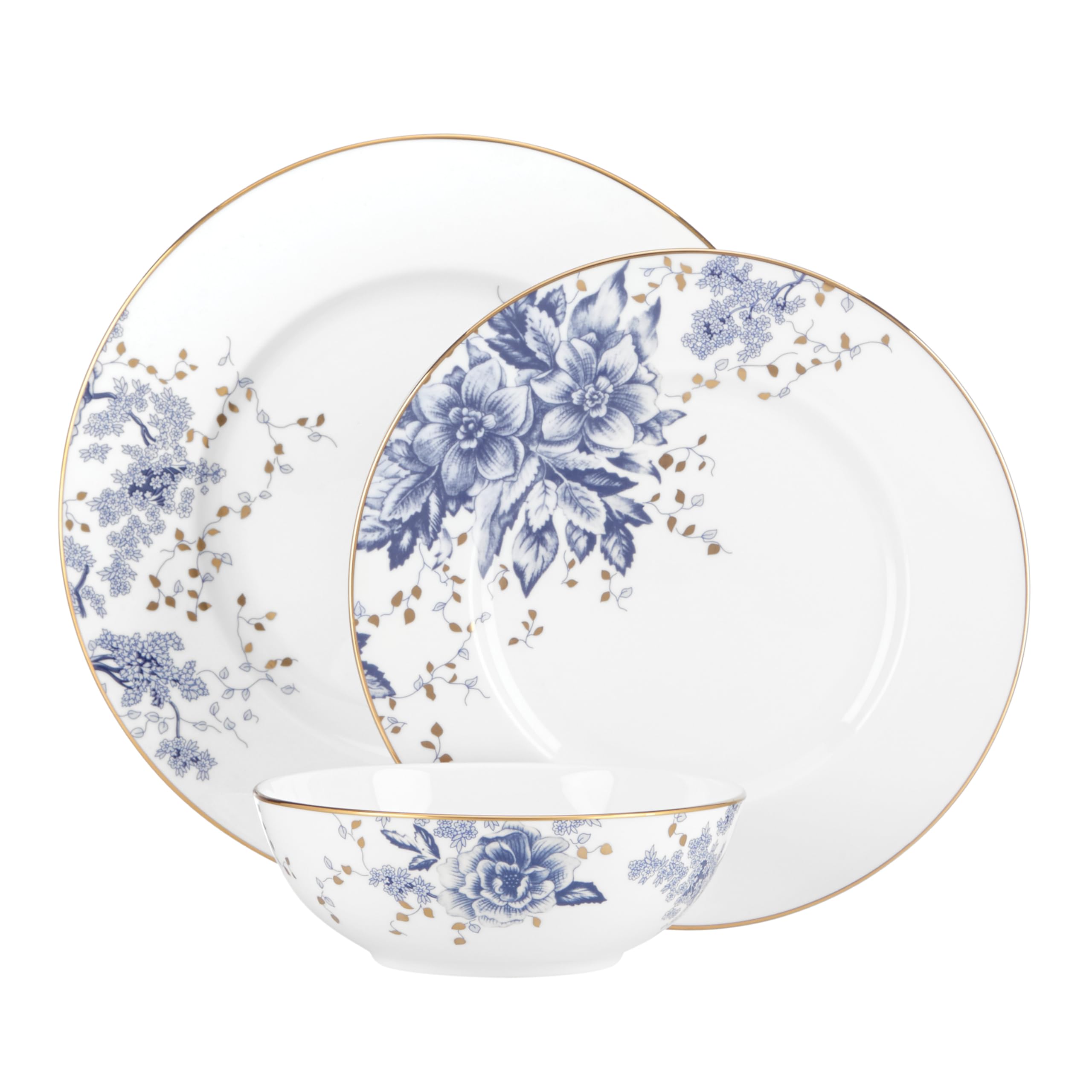 LENOX プレート3枚セットが二組 Amazon.com | Lenox - 852028 Lenox Garden Grove 3-Piece Place