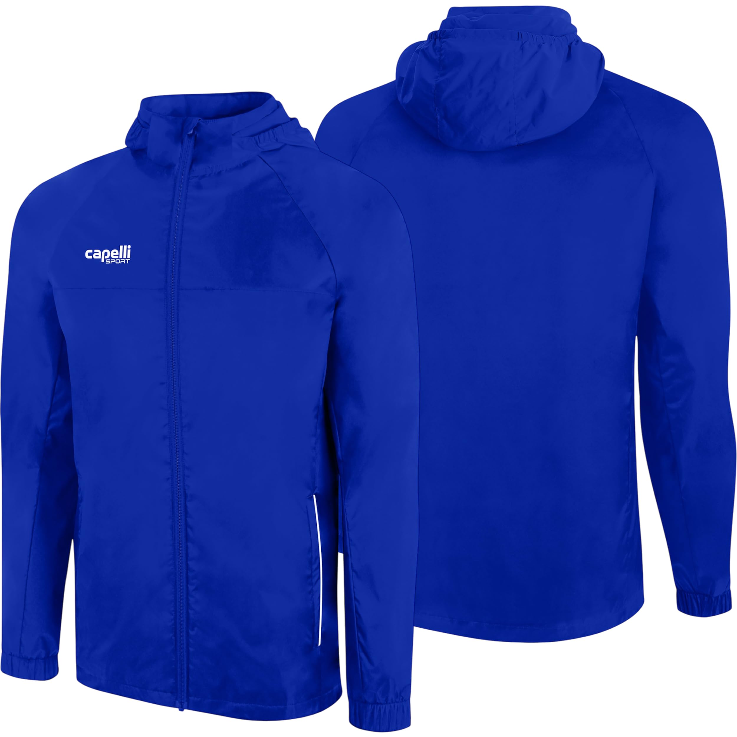 Capelli Sport Boys' All Weather Jacket, Youth Basics Activewear Gym Coat with Hood Girls