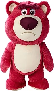 Simba Toys - Disney Pixar Flufflets Lotso Plush Toy (25 cm) - Soft Cuddly Bear from Toy Story 3 - Detailed Plush Toy for Collecting and Cuddling - for Children from 0 Years
