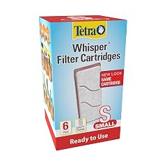 Tetra Filter Aquarium Cartidges Removes Odors and Discoloration Ready to Use Small Whisper Filters 6 Count