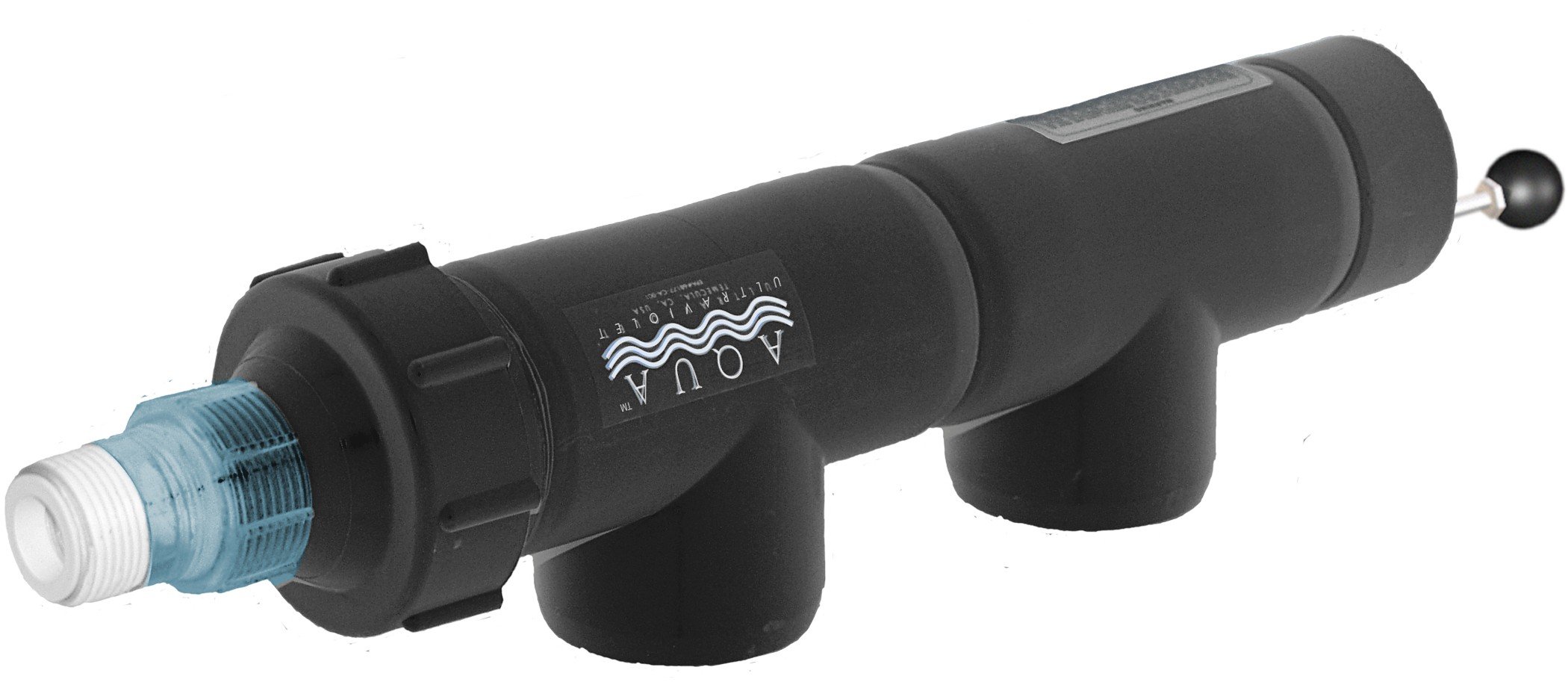 15w UV Sterilizer W/Wiper 23" X 4" 700gph Black