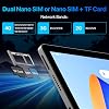 Tableta UMIDIGI con 16GB RAM+256GB ROM, G99 Octa-Core Android para juegos, pantalla IPS FHD 1920x1200, batería de 8000mAh, doble 4G desbloqueado global, WiFi 5G/2.4G, GPS, soporte expansión TF, desbloqueo facial 7