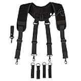MELOTOUGH Metal Hook Tactical Suspenders for Duty Military Belt Harness Police Suspenders Law Enforcement Belt