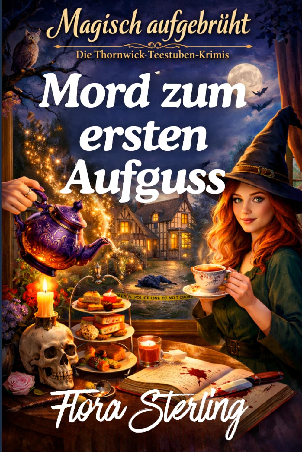 Mord zum ersten Aufguss: Ein magischer Cosy-Krimi mit Teemagie, Wahlfamilie und einem verzauberten englischen Dorf (Magisch aufgebrüht)