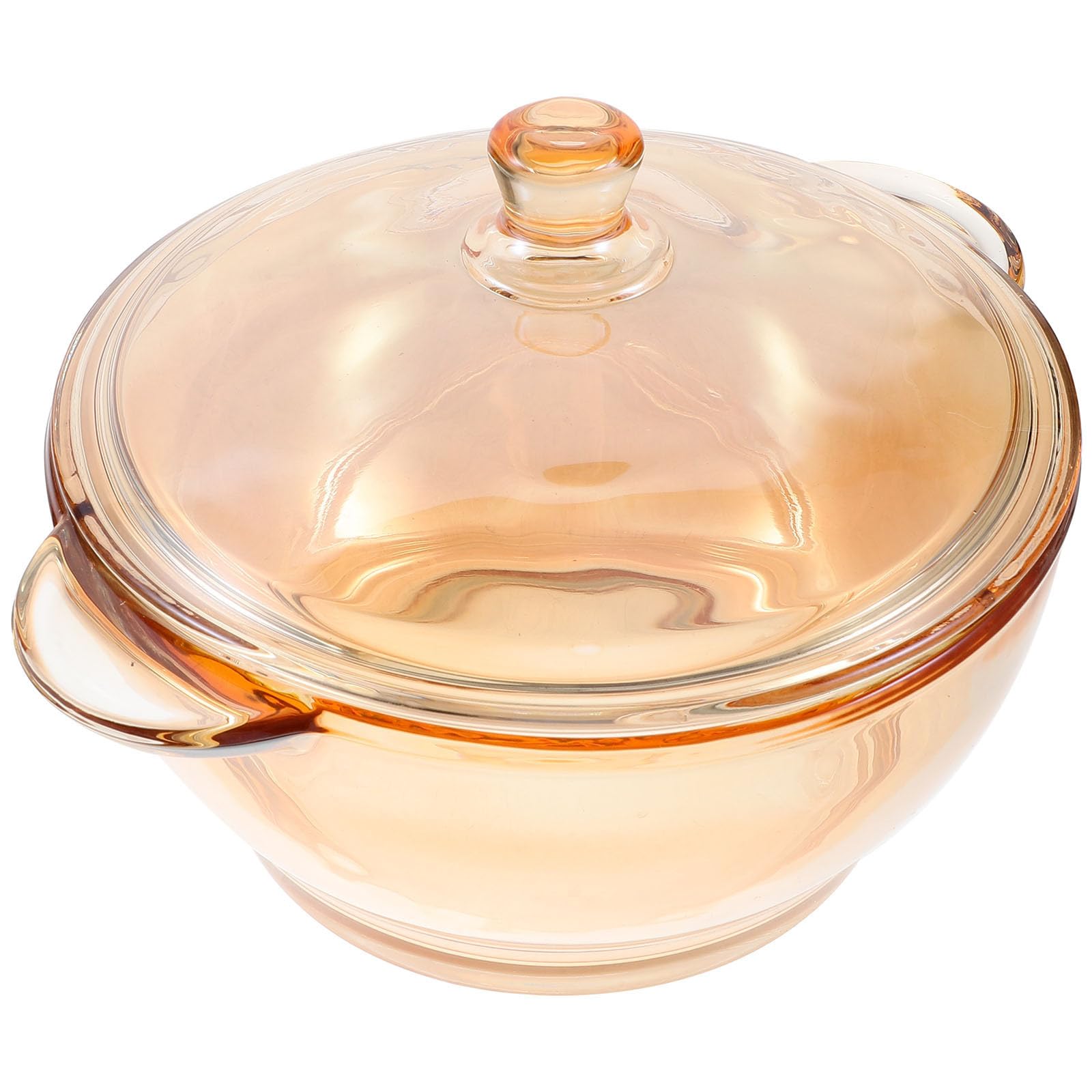 Soupière en verre trempé haute résistance pour service de table élégant