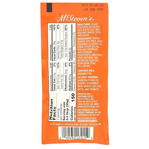 Miniatura 2 de Witches Brew - Paquetes de chocolate caliente de naranja, empaquetados individualmente, mezcla de cacao en polvo de Halloween, 1.25 onzas, (paquete