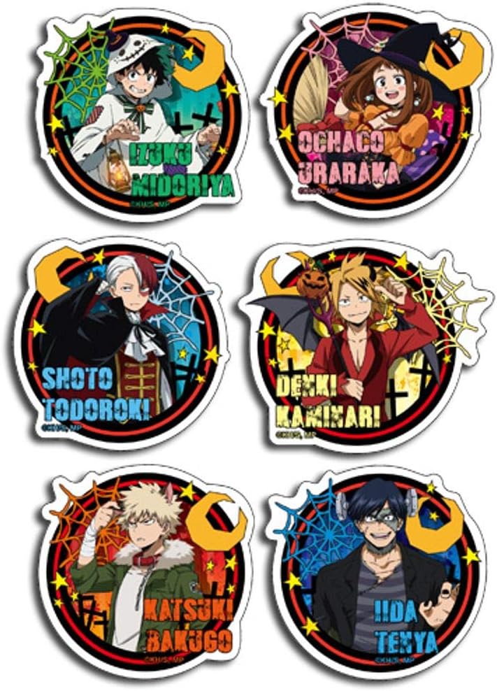 My Hero Academia- Halloween Die-Cut Sticker Set 3.5"