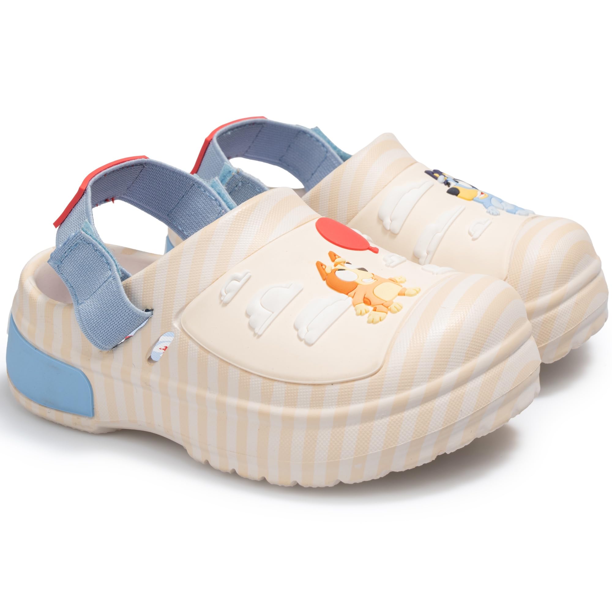 Bluey Officially Licensed Kids Clogs – Lightweight Slip-On Sandals with Back Strap, Water Shoes for Toddlers & Children