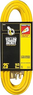 Yellow Jacket 02886 25' 14/3 Yellow Jacket Extension Cord