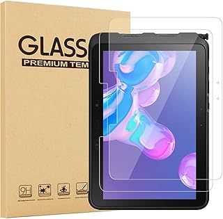 [2-Pack] Glass Screen Protector for Samsung Galaxy Tab Active4 Pro/Tab Active Pro 10.1 SM-T540/T545/T547 Released in 2019/2022 - Tempered Glass Film/High Definition / 9H Hardness