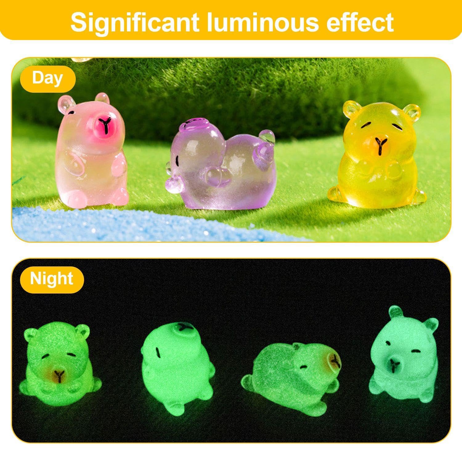 TVSVKWE 36 Pieces Cartoon Capybara Ornaments, Creative Cute Ornaments, Children'S Toys, Micro Landscape Accessories - Image 4