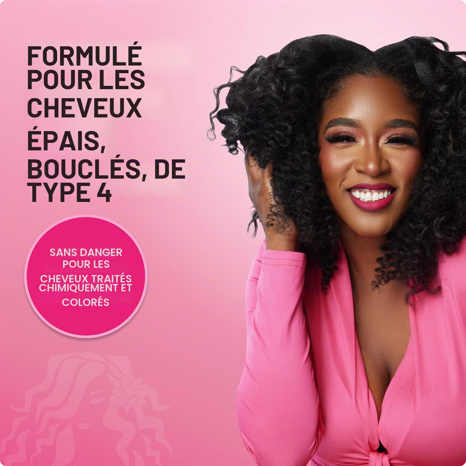 Mielle Organics Après-shampooing sans rinçage à la grenade et au miel pour cheveux de type 4, 12 oz