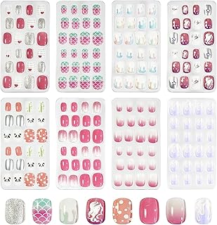 Short Acrylic Nails For 9 Year Picks collage image 4