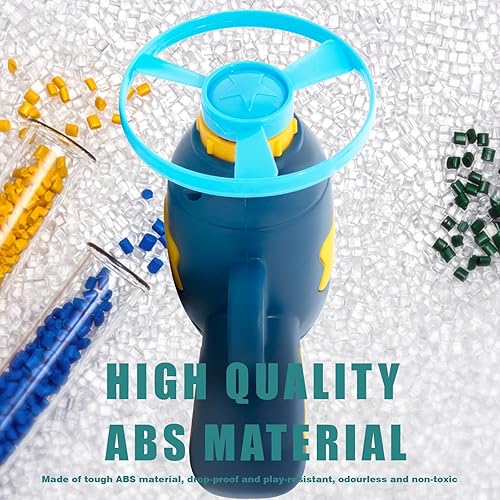 Miniatura 5 de Juguete de caza para gatos, disco volador interactivo con tapas giratorias iluminadas, hélices LED y 4 hélices voladoras, juguete de pista para