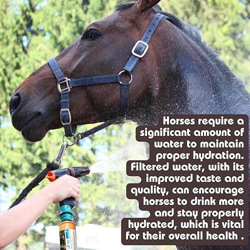 Miniatura 7 de Clear2O Filtro de manguera de agua para jardín y mascotas, reduce el cloro, el plomo, los metales pesados, ideal para agricultores orgánicos