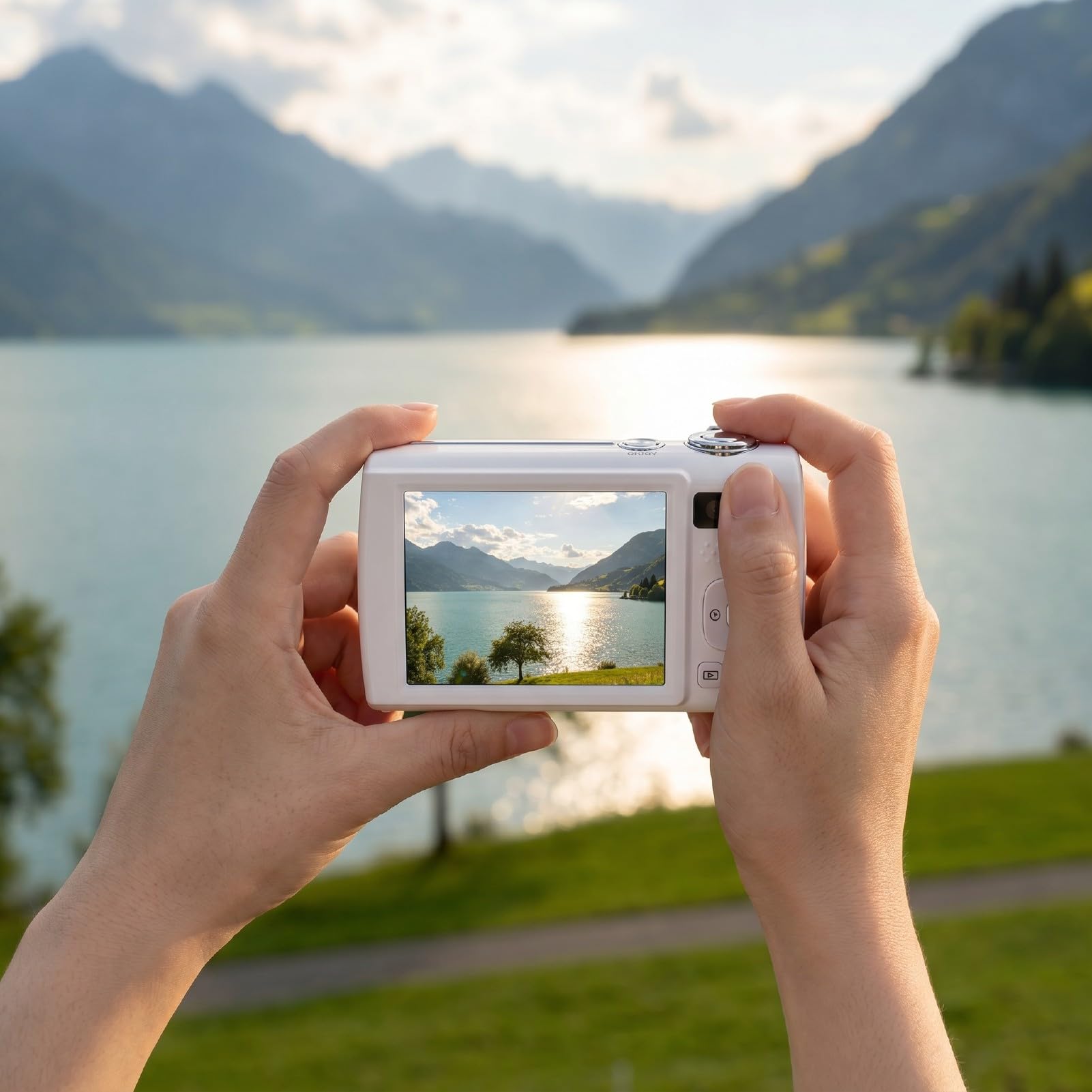 Jectse 8K-Digitalkamera, Autofokus, 48 ​​MP WiFi-Vlogging-Kamera mit Doppelobjektiv, 16-fachem Zoom, Touchscreen-Stabilisierung, Blitzlicht für Reise-Selfies