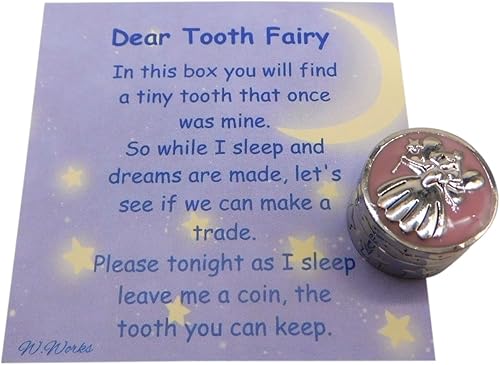 Miniatura 4 de Westmon Works Caja de metal de hadas de dientes y juego de tarjetas de historia