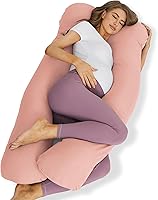 Vista 7 de ZZZhen Almohada de embarazo para dormir, almohada de maternidad en forma de U – 56 pulgadas con funda extraíble de microfibra gris, multiuso