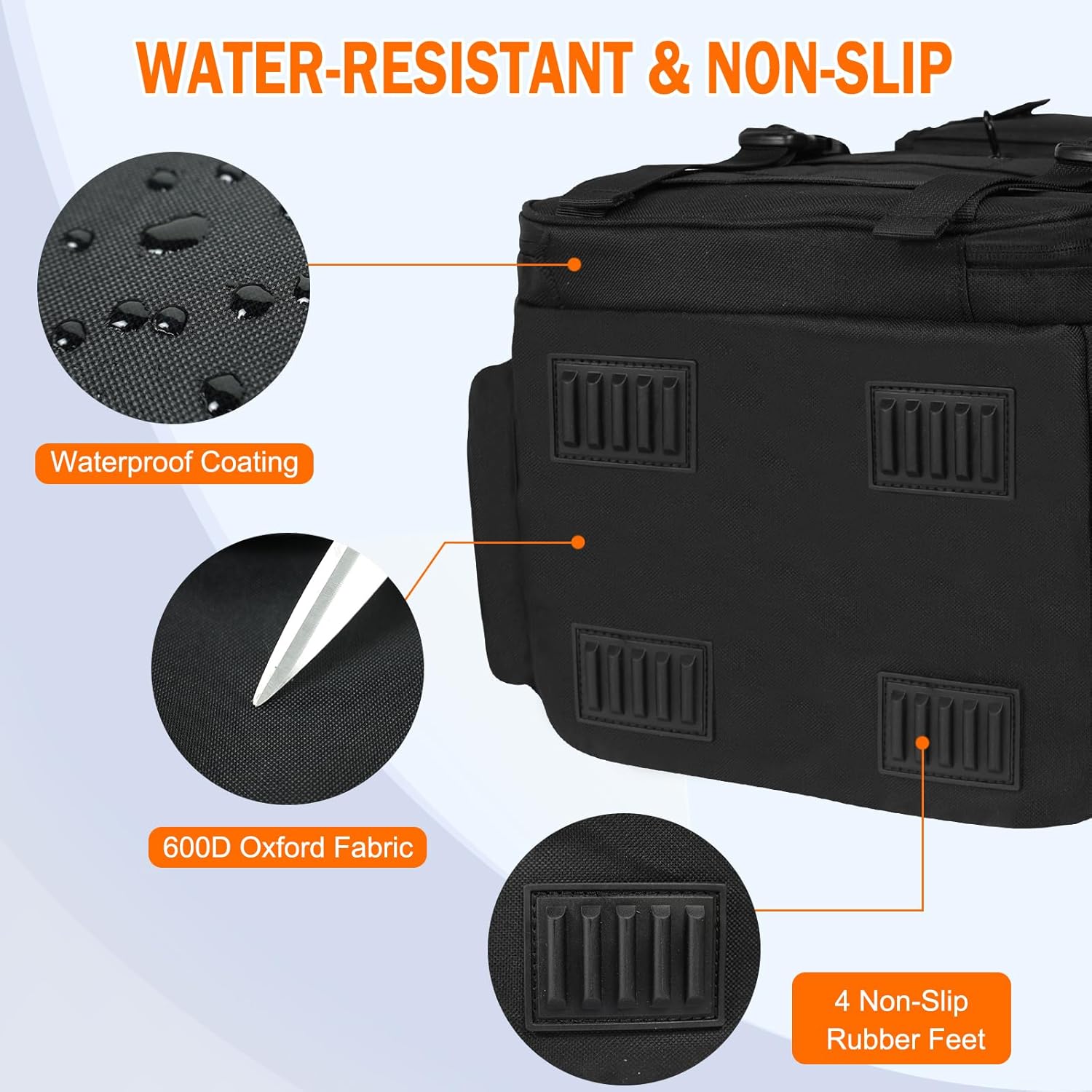 AYAMAYA Fishing Backpack, 40L Tackle Backpack with Rod Holders & 2 Tackle Trays, Large Water-resistant Fishing Bag Equipments