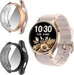 AR01 Smartwatch Case, compatible avec le boîtier Aeac Smart Watch, Lamshaw TPU Boîtier avec protecteur d'écran compatible avec Aeac AR01 Case de montre intelligente 1,32" (Rose)